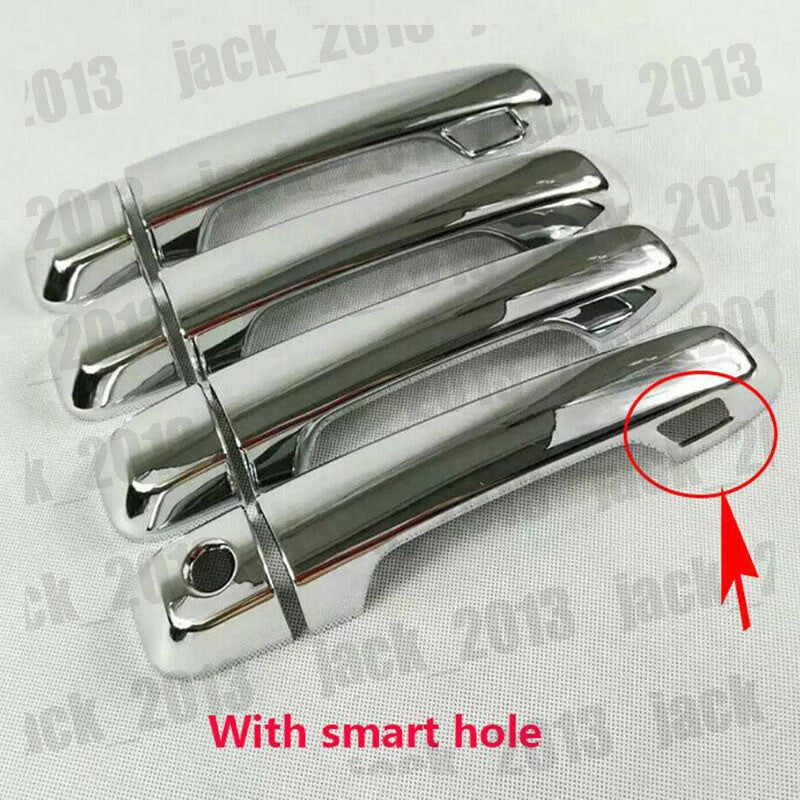 for Toyota for Land Cruiser LC200 2016-2021 8pcs Chrome ABS Door Handle Cover Trim