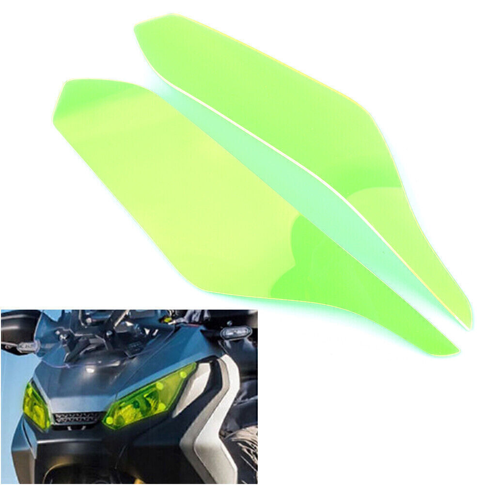 Front Headlight Guard Shield Screen Lens Cover Green Fit for Honda X-ADV 750 2017-19 Q