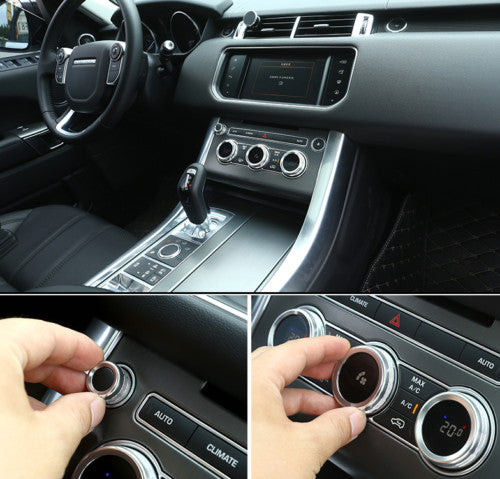 Black Titanium Inner Door Speaker Cover Trim for Escape Kuga 2020-2021 v