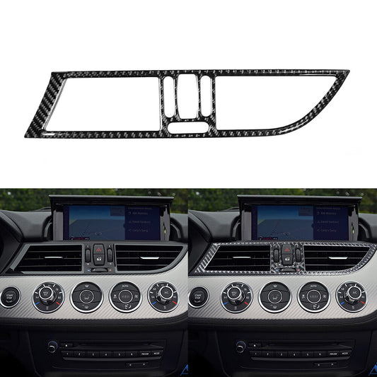 5x Red Carbon Fiber Interior Door Control Kit Cover Trim For 2012-2015 for Fiat 500 v