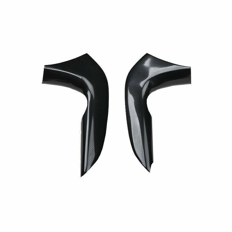 for Toyota RAV4 2006-12 Carbon ABS Center Console Gear Shift Side Cover Trim 2x