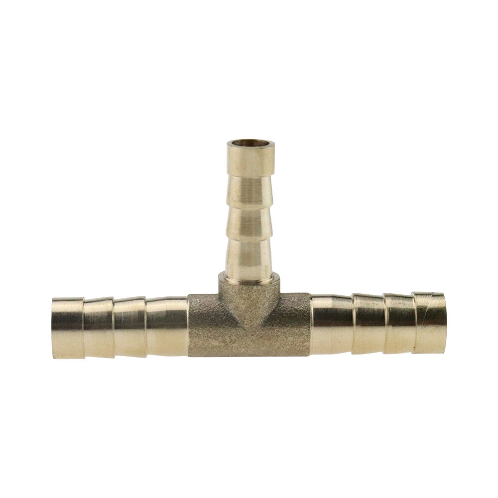 Barb Brass Pipe T 3-Way Fitting Oil Gas Fuel Connector 5/16X1/4X5/16 8mm 6mm 8mm Q