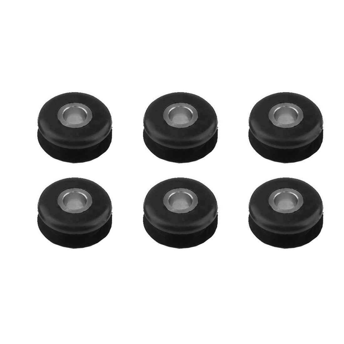 6Pcs Motorcycle Gas Tank Mounts Metal  Rubber Grommets for Harley Softail FXWG Q