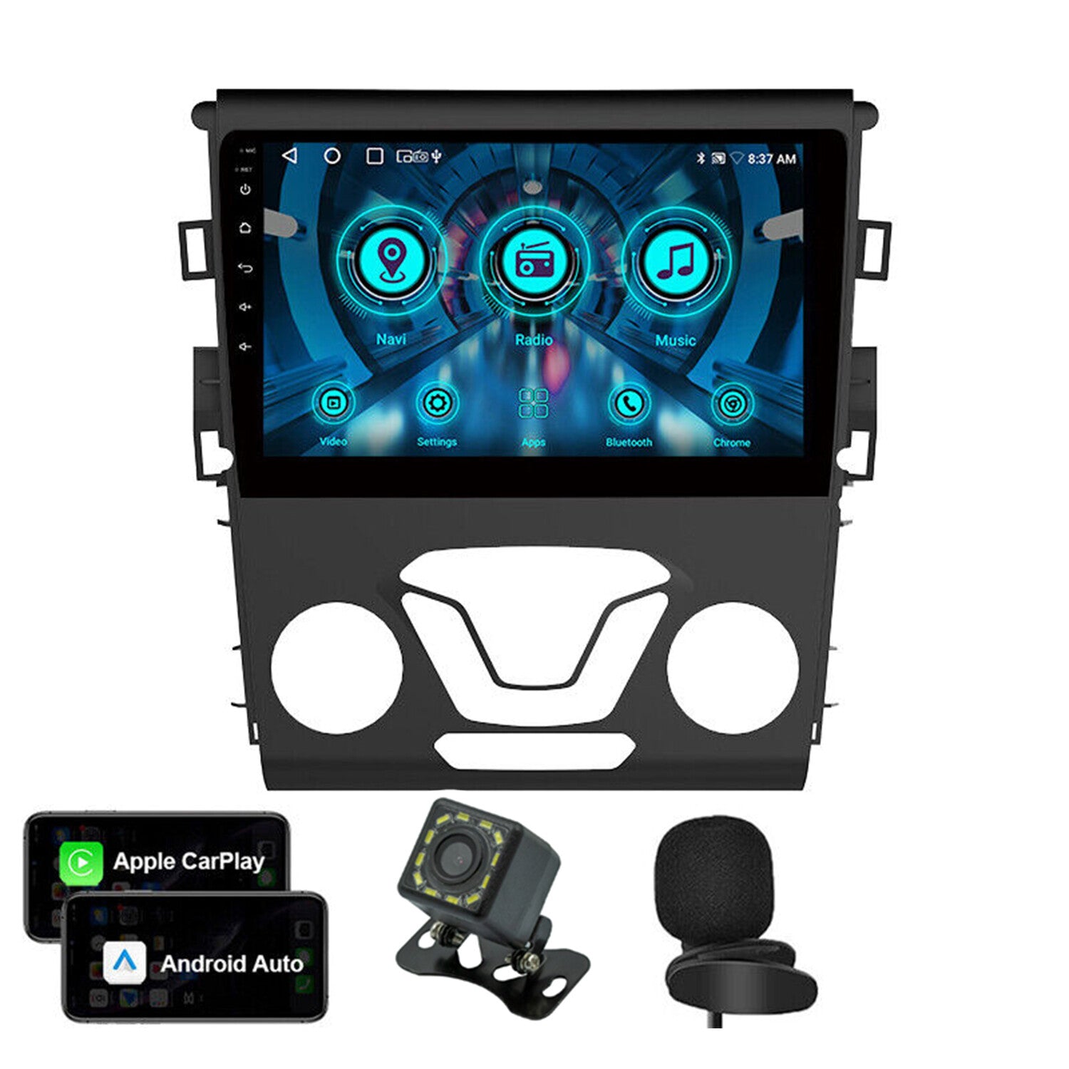9 Car Stereo Radio Carplay 2+32G Android 12.0 Suitable for Ford Fusion Mondeo