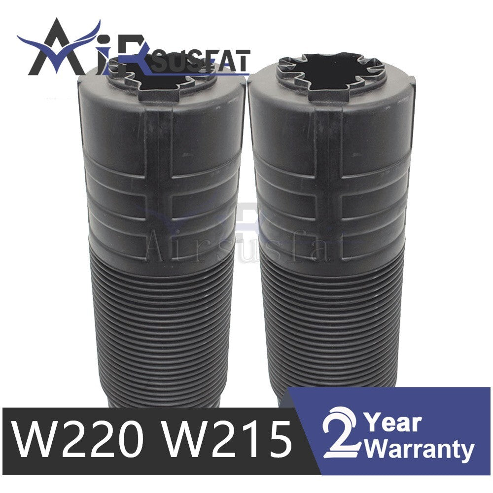 2X for Mercedes W220 W215 Front Dust Cover ABC Hydraulic Suspension Rubber Boots