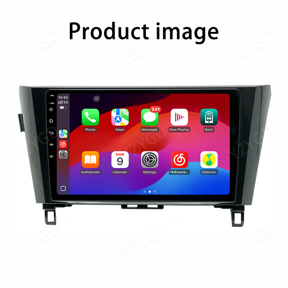 for Nissan Qashqai 2014-2019 Stereo Android 14 Carplay Car Radio GPS Navi Screen