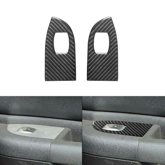 Carbon Fiber Rear Door Control Trim For Silverado/tahoe/ for sierra 2007-2014 TypeB
