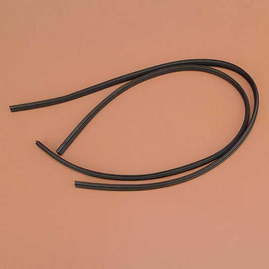 2x 28 Universal Car Rubber Frameless Windshield Wiper Blade Strip v
