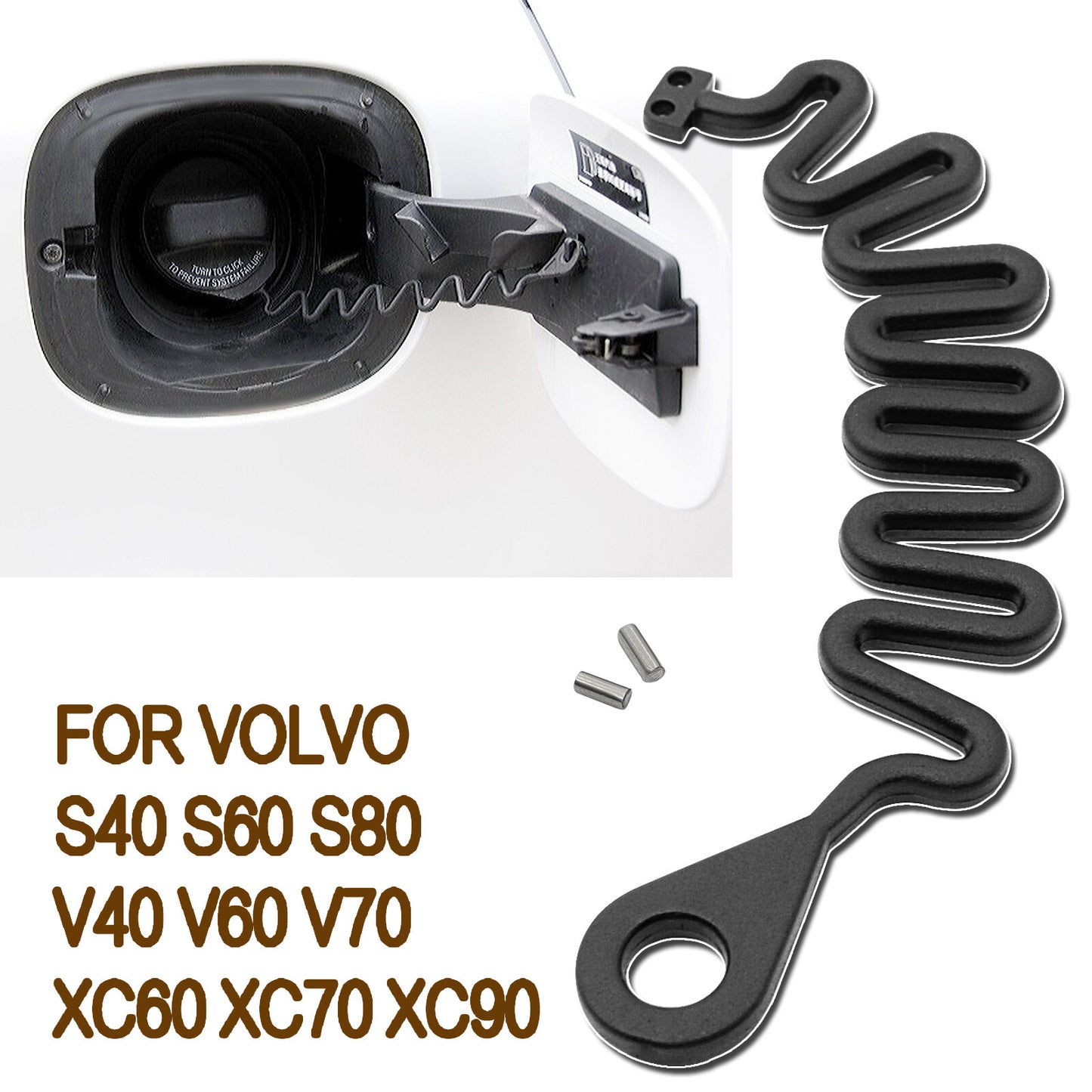 Fuel Gas Cap Lid Tether Wire For S80 S60 S40 S60L XC60 XC90 V40 V70 C70 XC70 850 Q