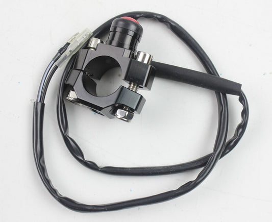 7/8 Black CNC Stop Kill Switch Pit Pro Trail Dirt Bike ATV Quad Motorcycle 22mm