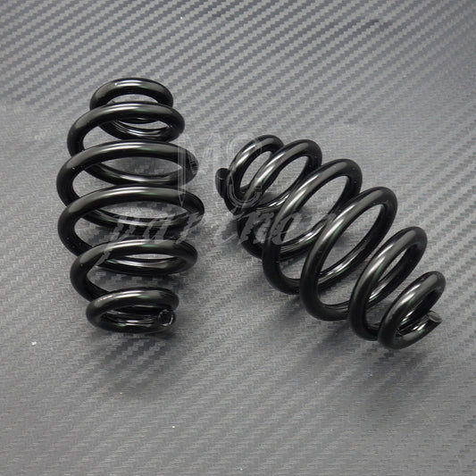 Black 3 Barrel Coiled Solo for Seat Spring for Harley Chopper Bobber Softail Custom Q