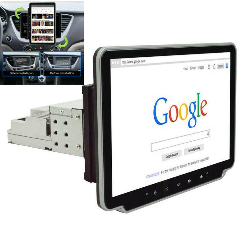 10.1-inch 1DIN touchscreen, Android 9.1, in-car GPS navigation, multimedia player, WiFi FM radio. n
