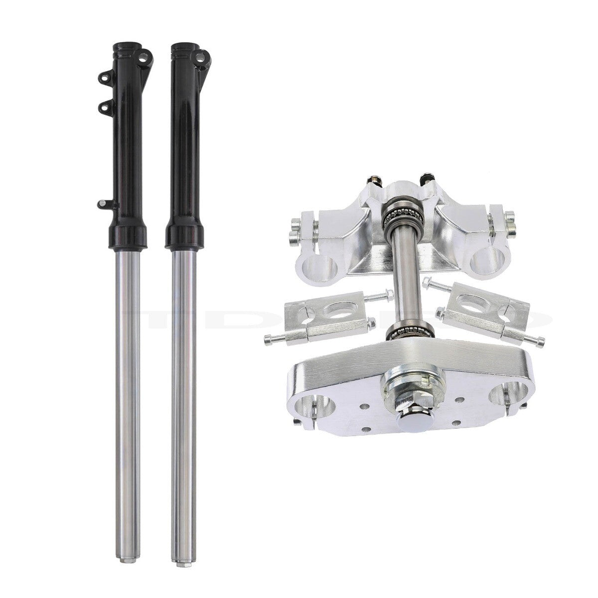 Shock Triple Tree Fit Pit Dirt fork for bicycles 70cc, 90cc, 110cc, 125cc Apollo SSR