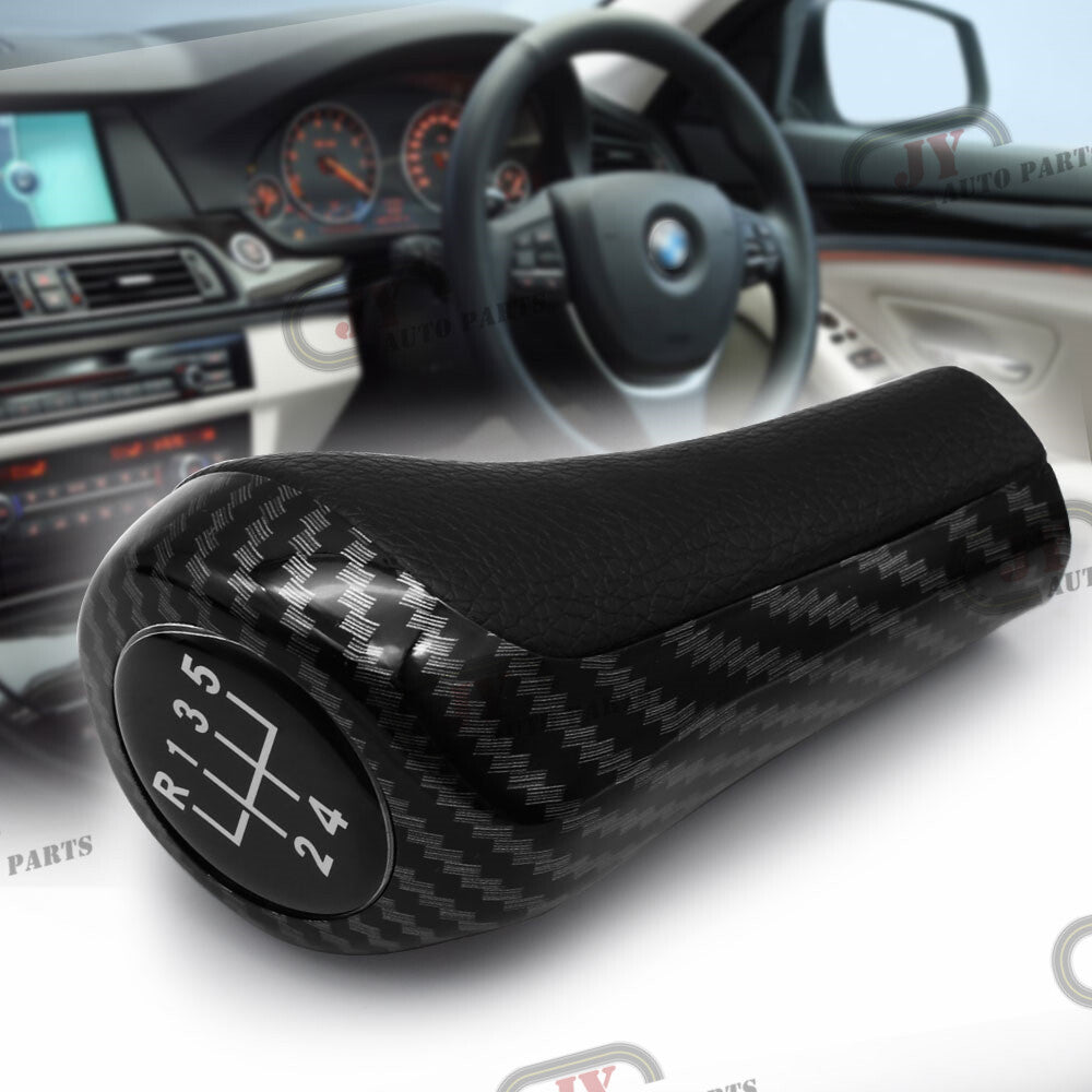 5-speed carbon fiber gear shift lever for X1, X3, X5, E46, E90, E91, E92. n