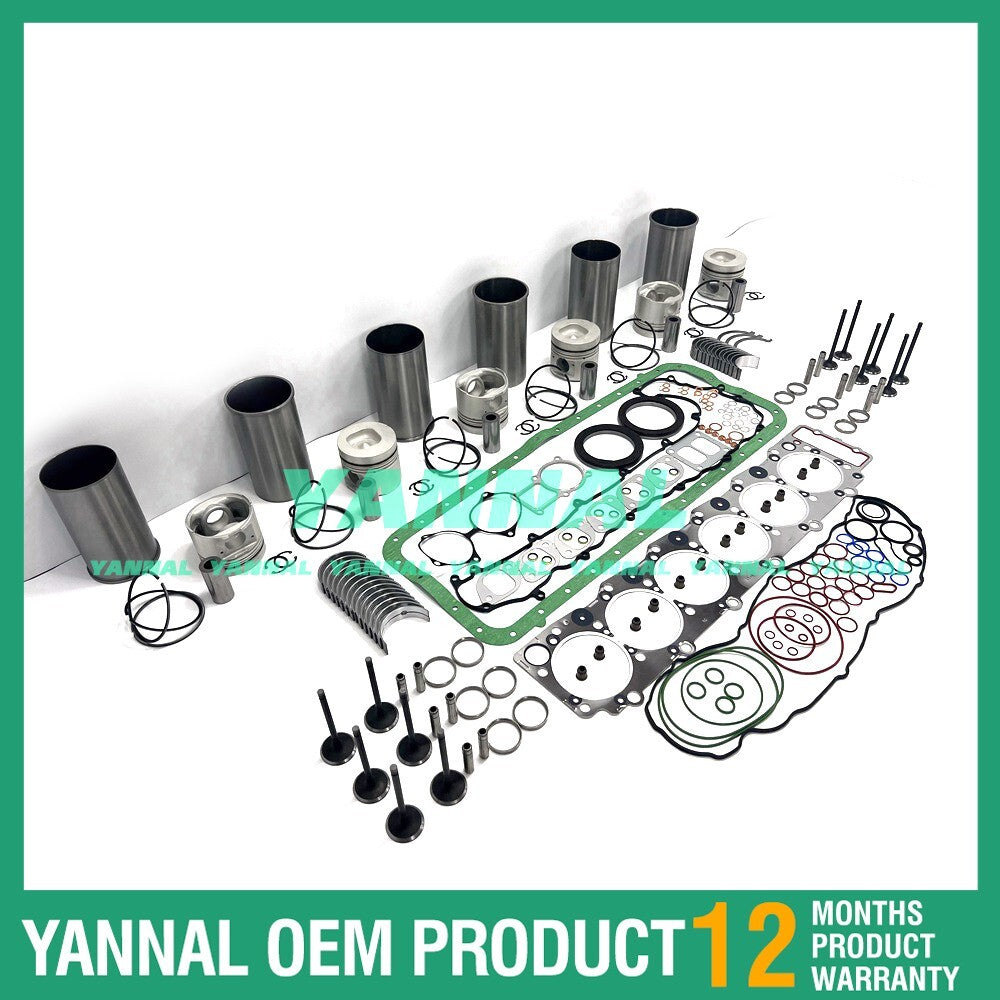 new V2607-DI Overhaul and Rebuild Kit with Gaskets for Kubota Diesel Engines