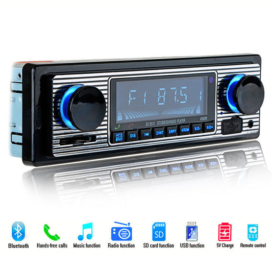 4-Channel Digital Car Bluetooth Audio USB/SD/FM/WMA/MP3/WAV Radio Stereo Sturdy v