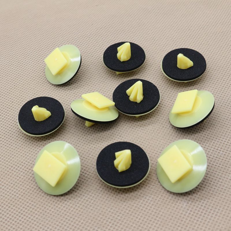 20-piece set of door and quarter panel body side mold clips for GM 4853108