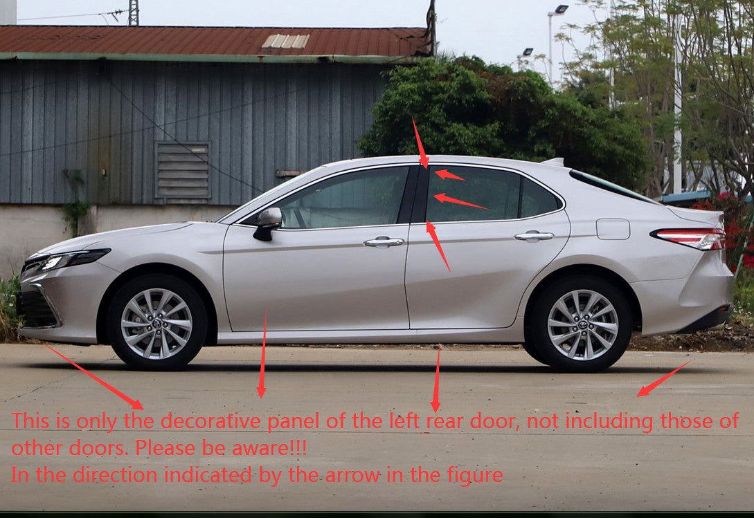 for Toyota for Camry 2018-2024 Rear Left Door Window Frame Molding 75762-06200