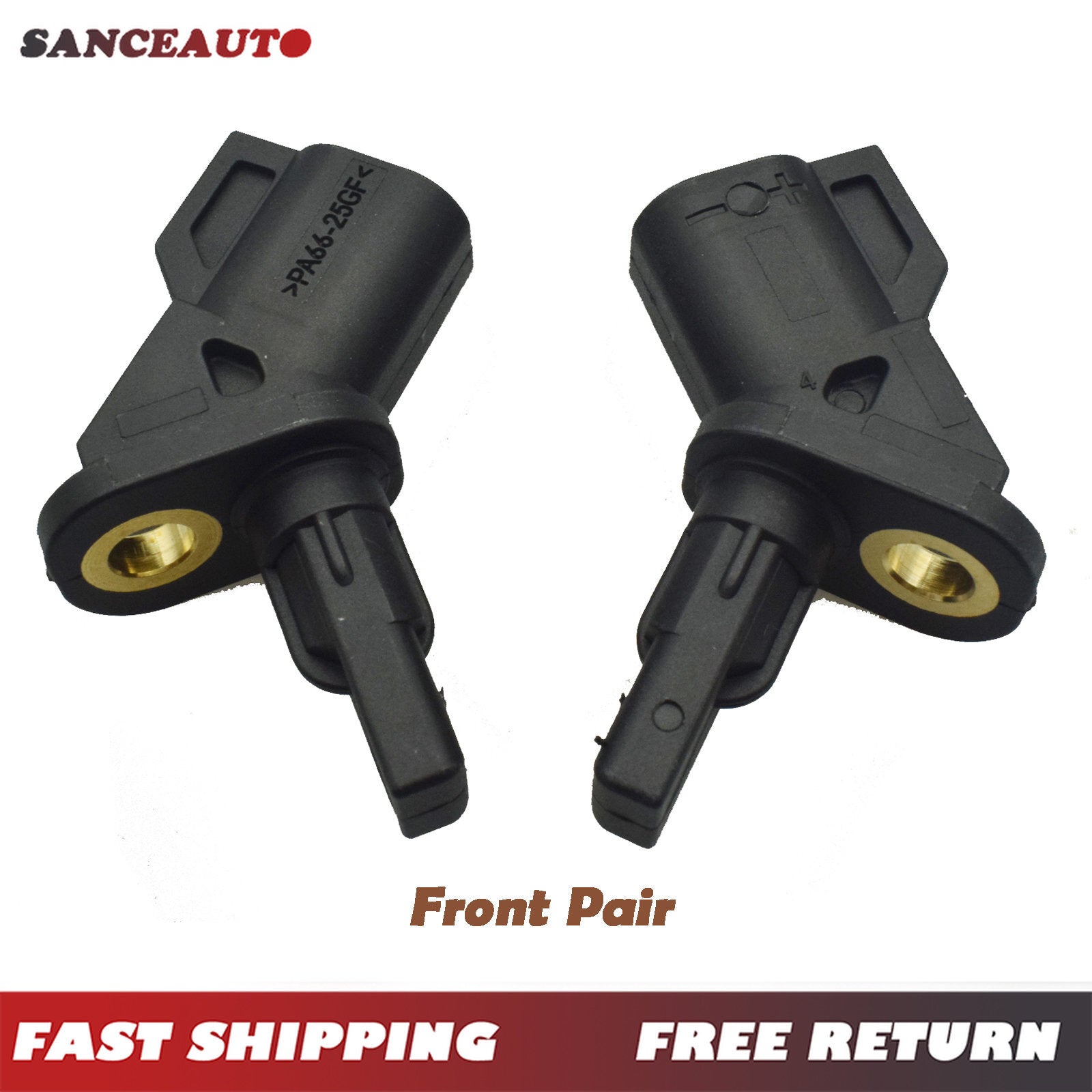 2-piece ABS wheel speed sensor front assembly suitable for , for Lincoln , for Volvo , for Mazda BP4K-43-701A- n