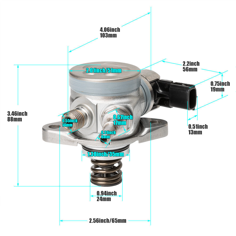 High Pressure Fuel Pump for Nissan Qashqai for Dacia for Renault 1.2 DIG-T 166301888R