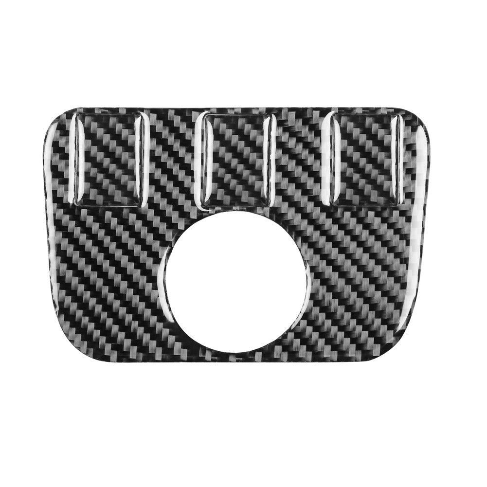 4Pcs Carbon Fiber Rear USB Panel Cover Trim for Dodge Charger 2015-2020 Type B