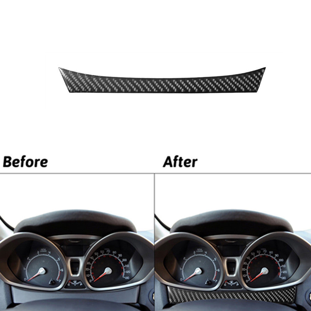 Red Carbon Fiber Rear Cup Holder Frame Cover Trim For Altima 2019-2022 v
