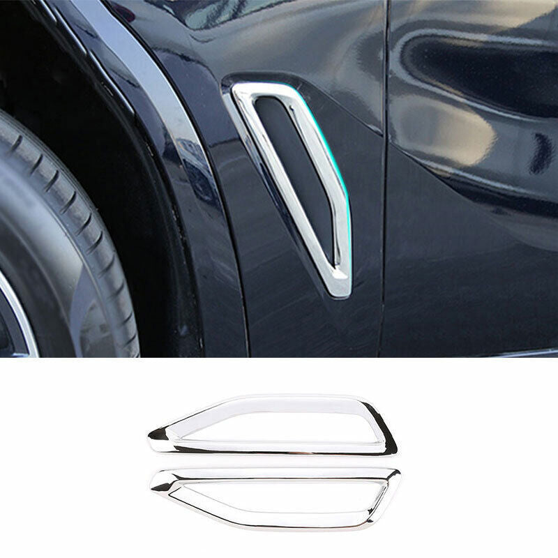 for BMW X5 G05 2019-23 ABS Chrome Car Air Flow Vent Side Decoration Sticker Trim
