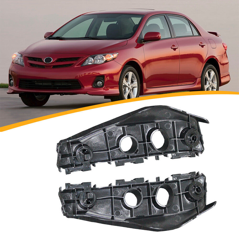 2 SFront left and right bumper brackets for 2011-2013 for Corolla n