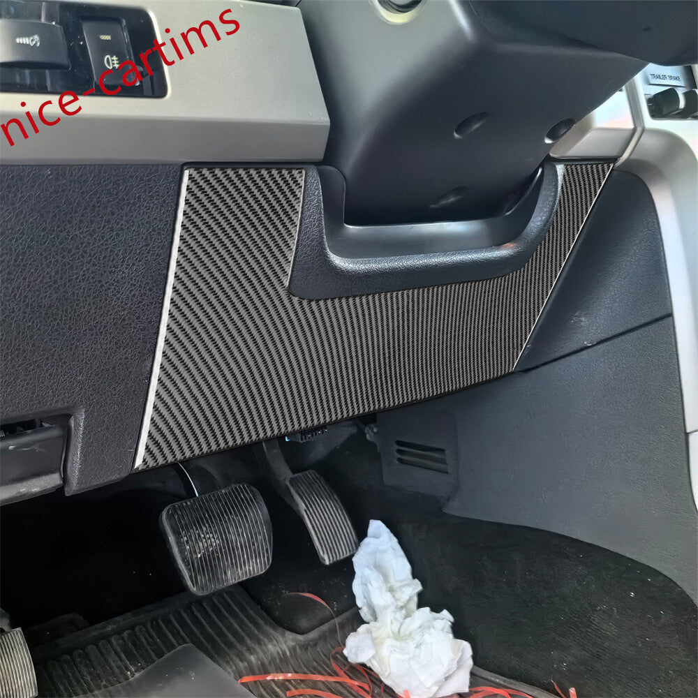 Carbon Fiber Steering Wheel Lower Panel Trim for Ford F150 2009-2014 Accessories