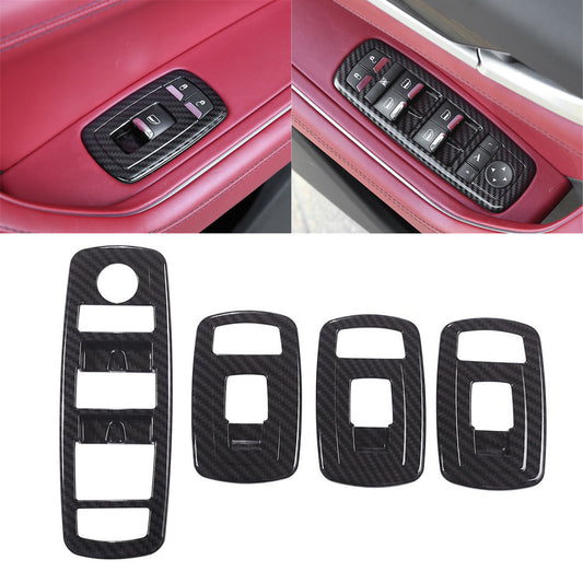for Maserati Ghibli for Levante 2016 -2021 Door Window Lift Switch Button Cover Trim