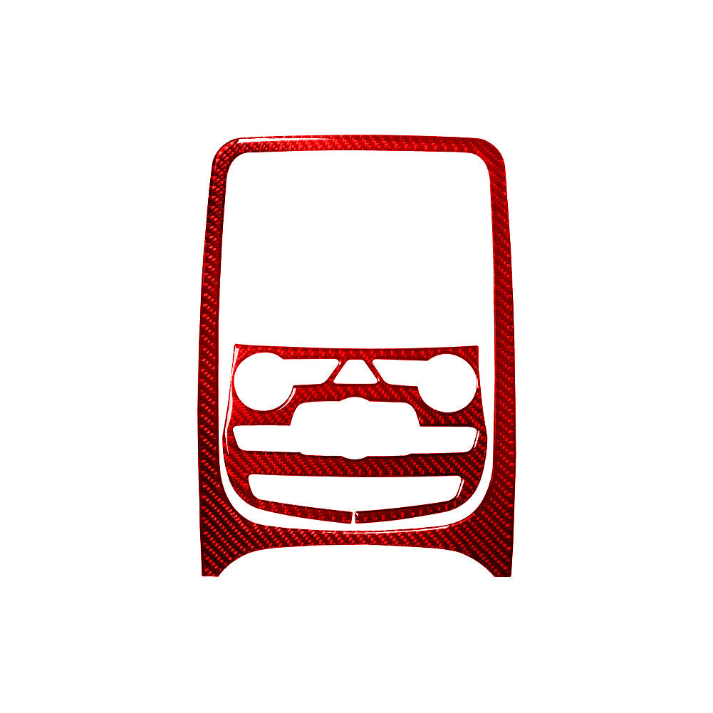 Red Carbon Fiber Below Armrest Accent Cover Trim for Hyundai Azera 2006-2011 v
