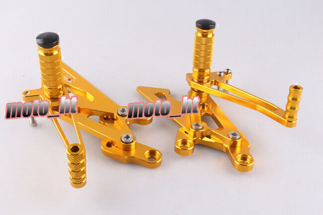 for Honda RVF400 All Years Black CNC Racing Bike Rearset Footpeg Rest Pedals