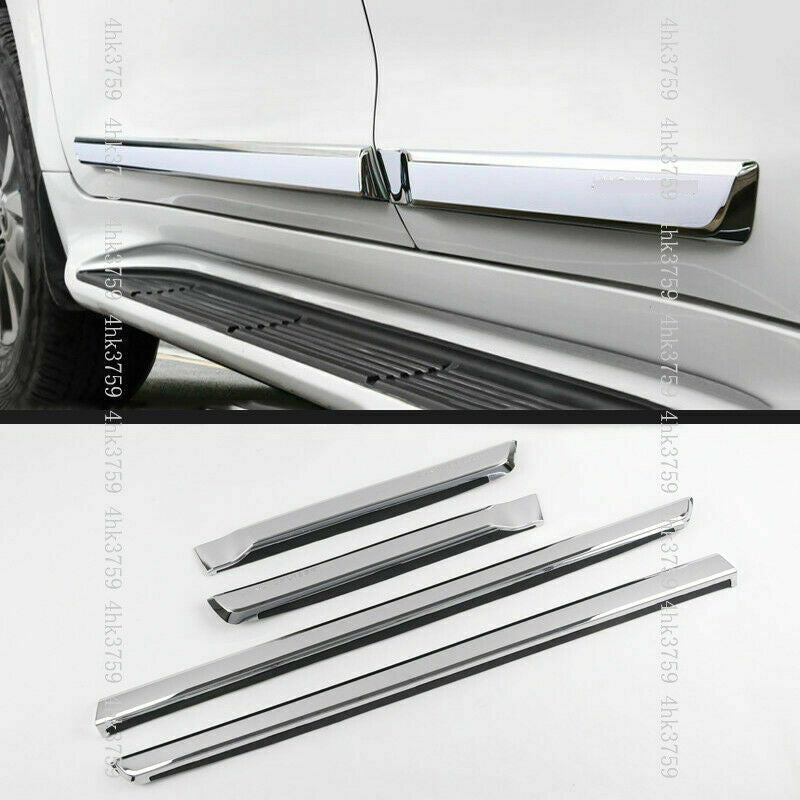 for Toyota for Land Cruiser LC200 2008-2020 Car Chrome Side Body Trim Molding Cover
