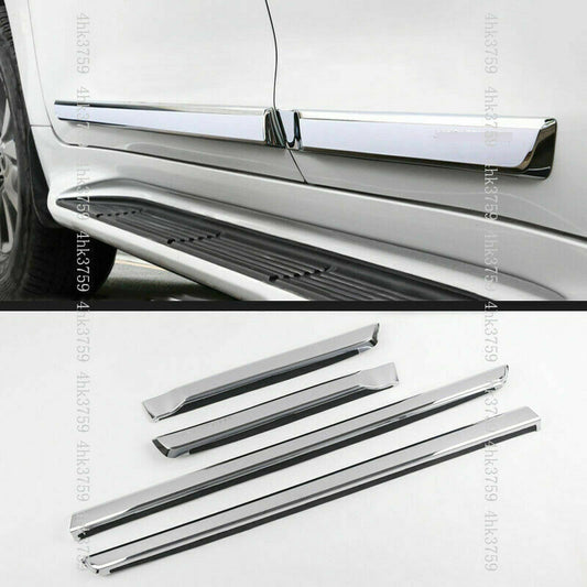 for Toyota for Land Cruiser LC200 2008-2020 Car Chrome Side Body Trim Molding Cover