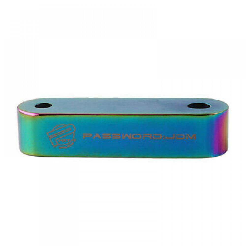 Neo For 88-00 EG EK EM Chrome Motor Swap Hood Vent Riser Spacer X 2 Q