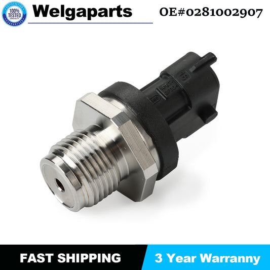 For Fuel Rail High Pressure Sensor 0281002907 New