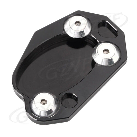 Fit for Kawasaki Z1000 ZX10R ZX6R Z1000/SX BLACK Side Stand Kickstand Plate Pad