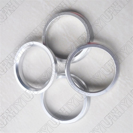 4 Pcs Aluminum Wheel Hub Centric Rings 57.1mm to 66.5mm, Hub Rings 66.5mm-57.1mm Q