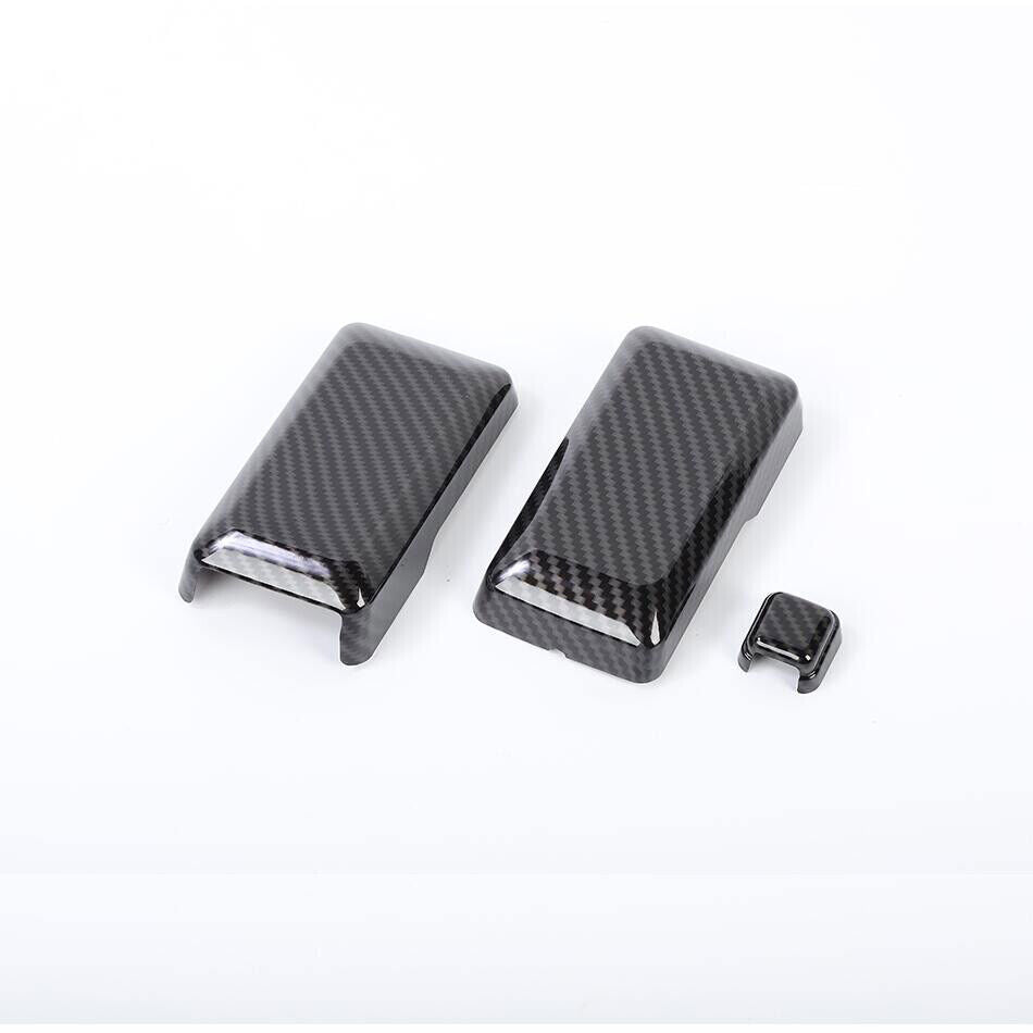 For 22-2023 Bronco Carbon ABS Rear Window Liftgate Glass Hinge Cover Trim n