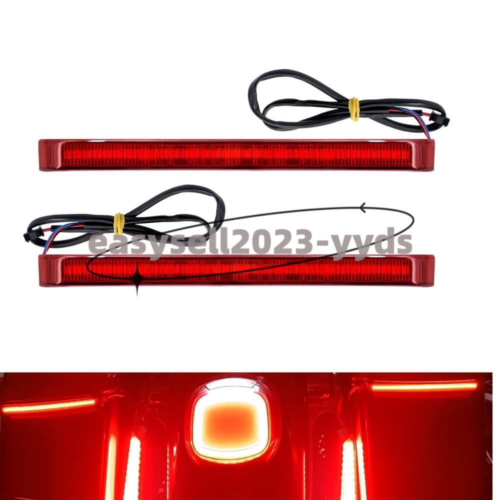 Saddlebag LED Brake Flowing Turn Signal Light for Harley Touring Street Gilde