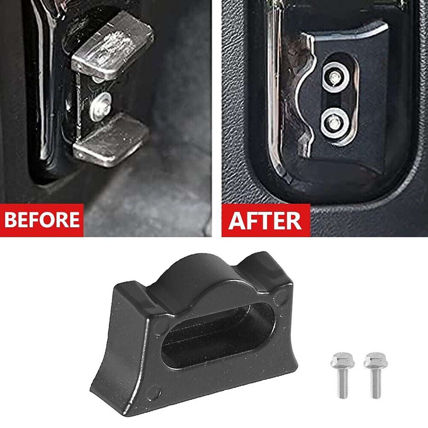 Tailgate Limiter Tailgate Latch Stop Bumper Accs for Jeep for Wrangler JL 2018-2021