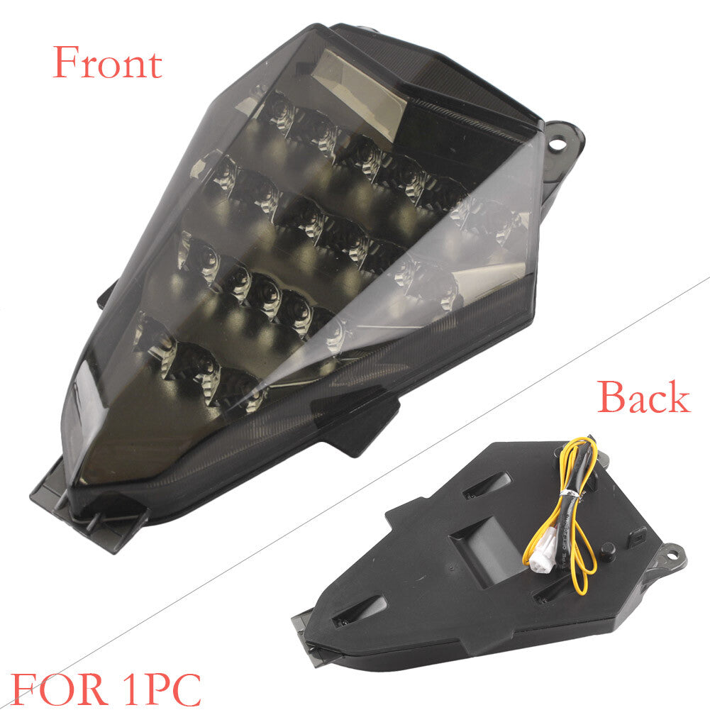 for Yamaha YZF R6 2006 2007 Smoke Motorcycle LED Brake Stop Rear Tail Light