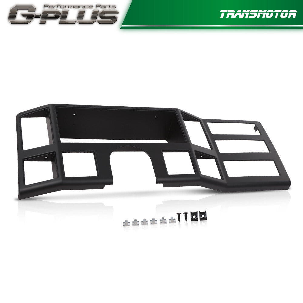Fits 84-96 for Jeep Cherokee XJ Speedometer Cluster Dashboard Trim Panel Border Black - v