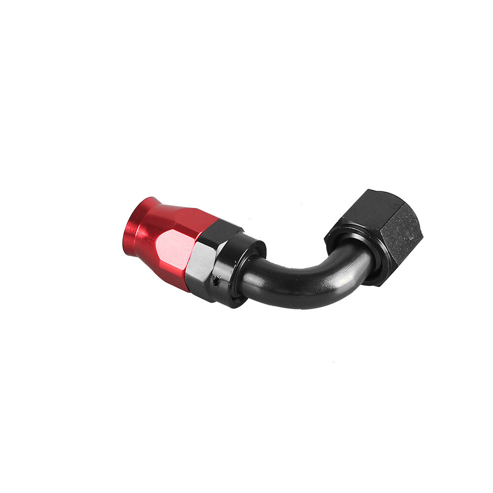 AN10 90 Degree Swivel Hose Line End Fitting Adaptor 10AN for PTFE Hose Line Only