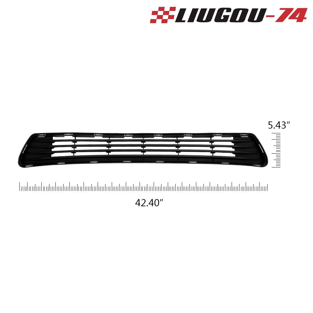 Replacement Front Bumper Lower Grill Fit for 12-14 for CAMRY L LE XLE- v