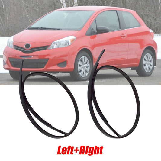 2pcs for Toyota For Yaris Hatchback 07 - 11 Roof Drip Moulding Side Finish-Strip