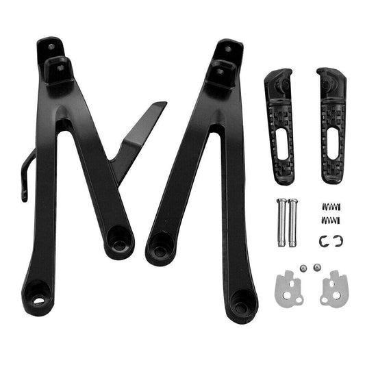 Rear Passenger Foot Pegs Footrest Brackets Fit for Honda CBR 600RR 2007-2023 08 09 Q