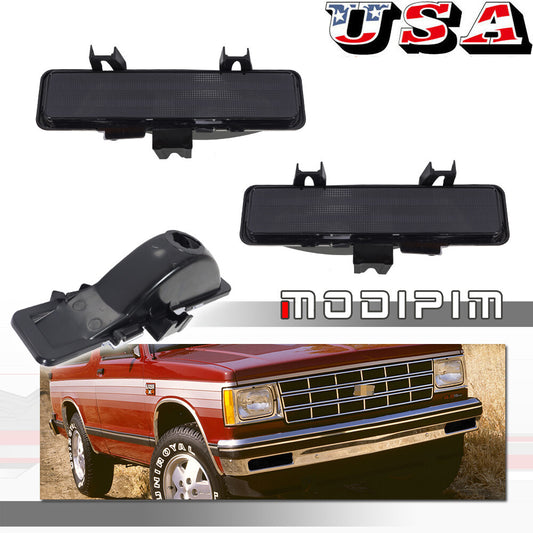 Suitable for 82-94 Jimmy Blazer Sonoma S10 S15 smoke turn signal parking bumper light set- v