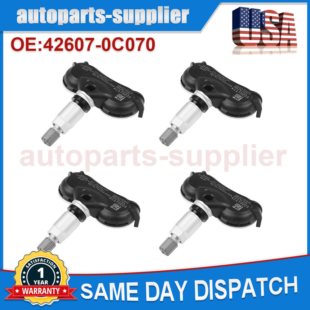 4-piece tire pressure sensor pack suitable for Toyota for Sienna Tundra TPMS transmitter 42607-0C070