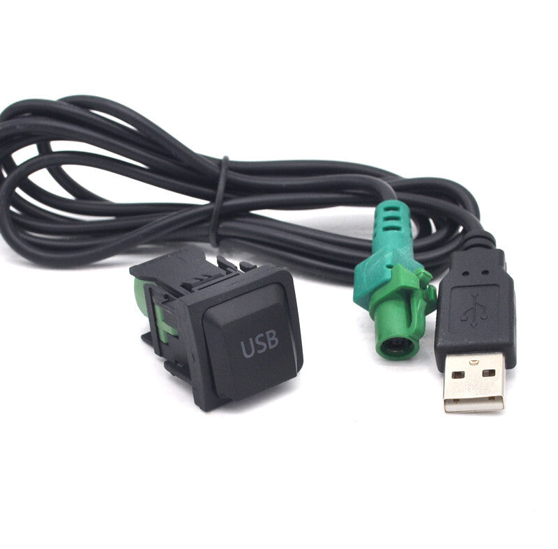USB cable Button Switch panel for VW for Jetta MK5 MK6 for Golf 6 for Passat B6 B7 CC for Tiguan v